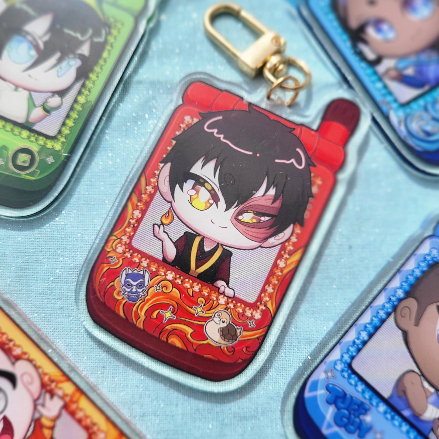 AVATAR | Avatar the Last Airbender 2.5 Inch Acrylic Flip Phone Charms