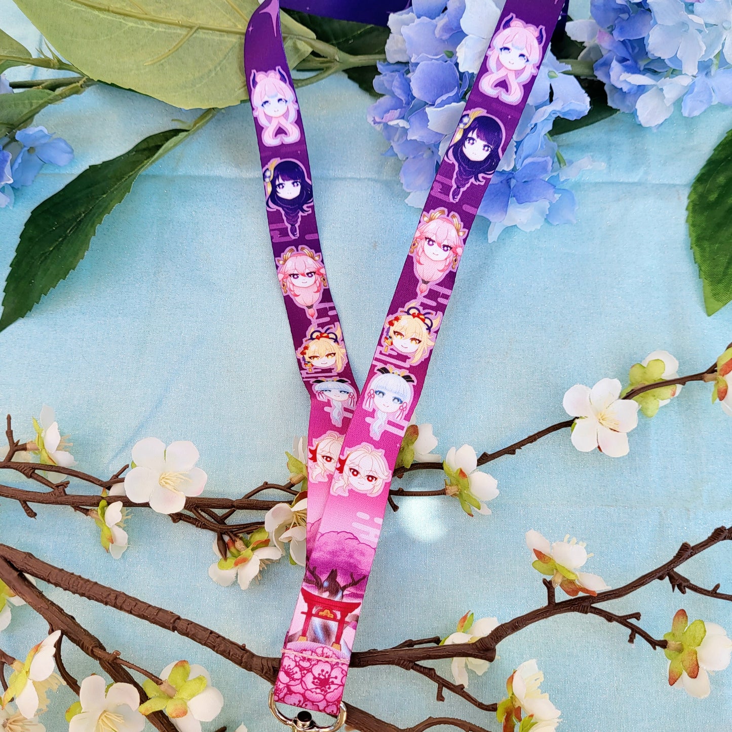 GENSHIN IMPACT | REGIONAL CHARACTERS | Sublimation Printed Lanyard